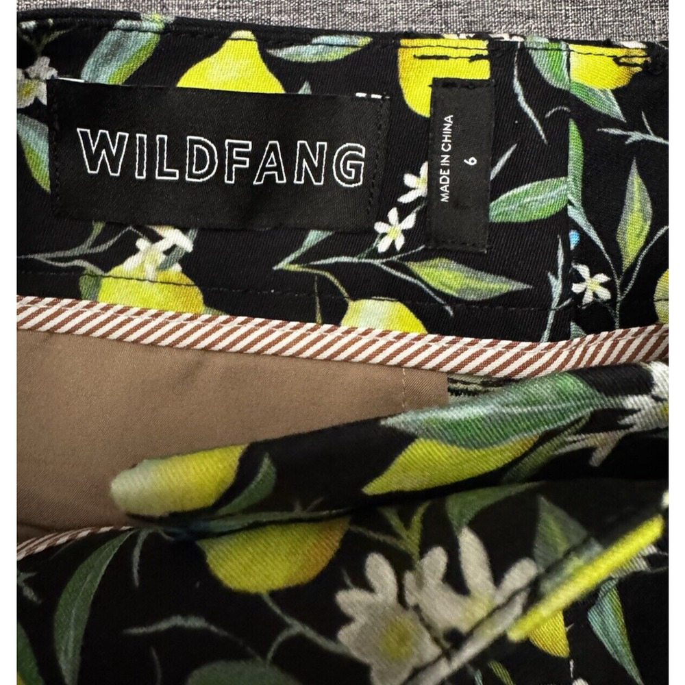 WildFang THE EMPOWER WIDE LEG LEMON TROUSER SIZE 6 NWT - Picture 9 of 11